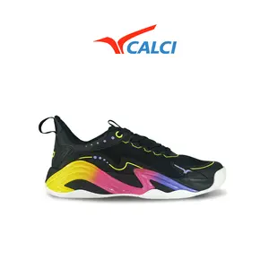 Calci Sepatu Basket Dynamic Wave - Black Yellow