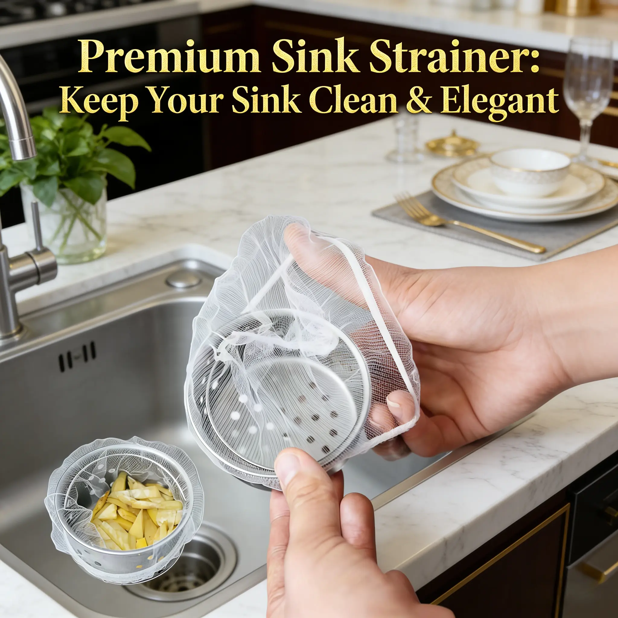 COD SARINGAN SAMPAH WASTAFEL [ISI 100 PCS] - Anti Penyumbat, Bahan Karet Lentur, Universal Ukuran Sink, Saringan Dapur (Free Ongkir+COD)