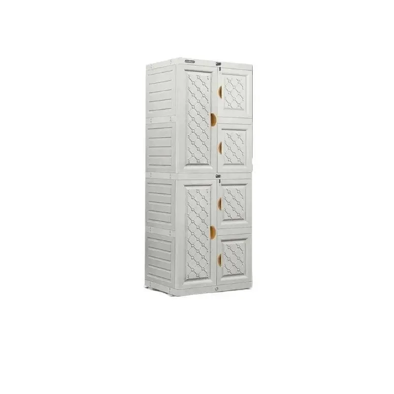 Napolly Lemari Mini Cabinet 4 susun Kayu Lemari Plastik 1