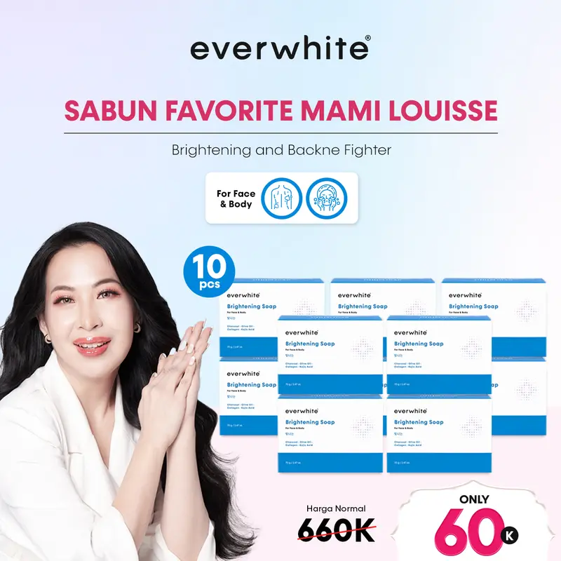 [10 Pcs Sabun Awan hanya 60Rb] Exclusive Bundle Sabun Whitening Favorite Mami Louisse 0