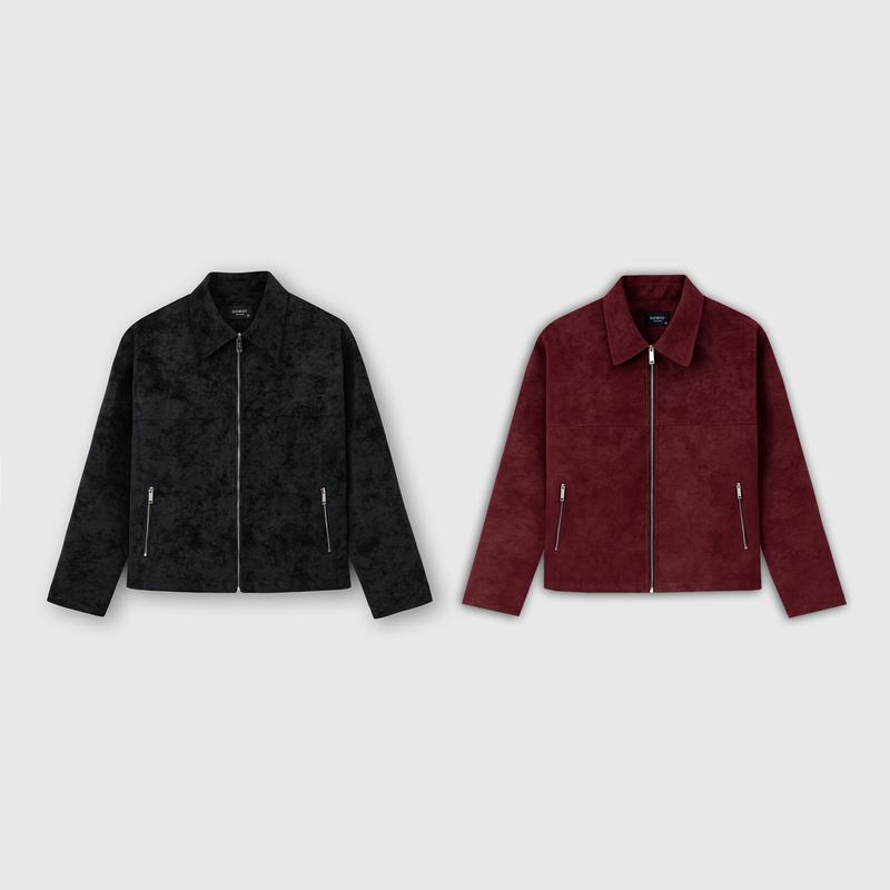   MỞ BÁN  Áo khoác ROWAY da PU cao cấp dày dặn | Jacket da loang túi zip 