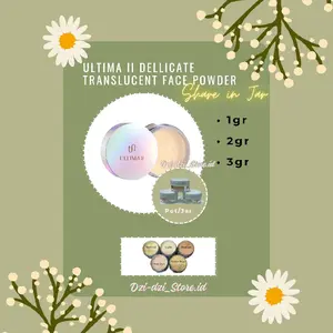 SHARE IN JAR Ultima ii Delicate Translucent Face with Powder Moisturaizer Share in jar | Ultima ii bedak tabur share in jar Loose powder