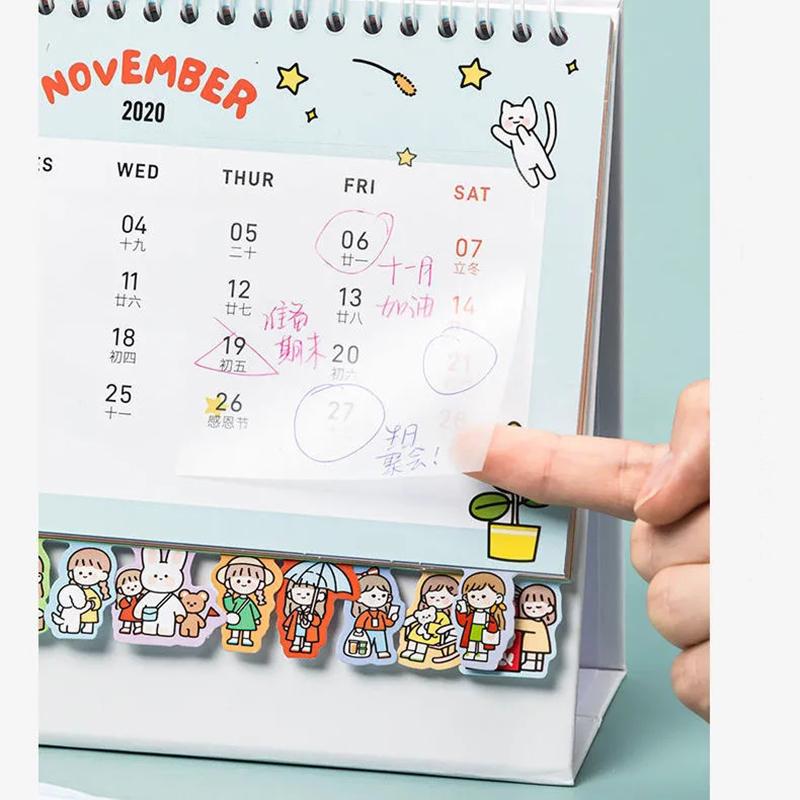 Product Introduction of 50 Sheets Transparent Sticky Notes Scrapes Stickers Note Pads Posted it Paper Clear Notepad School Stationery Office Supplies 8
