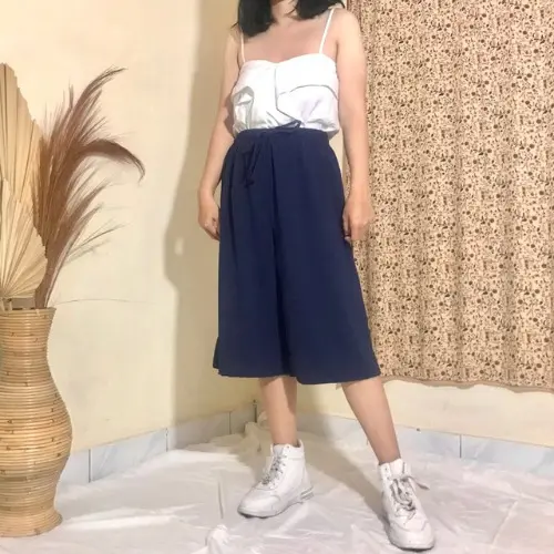 KULOT KRINGKEL 7/8 DI BAWAH LUTUT CELANA PENDEK WANITA TERBARU BAHAN KRINGKEL PREMIUM Crinkle 4