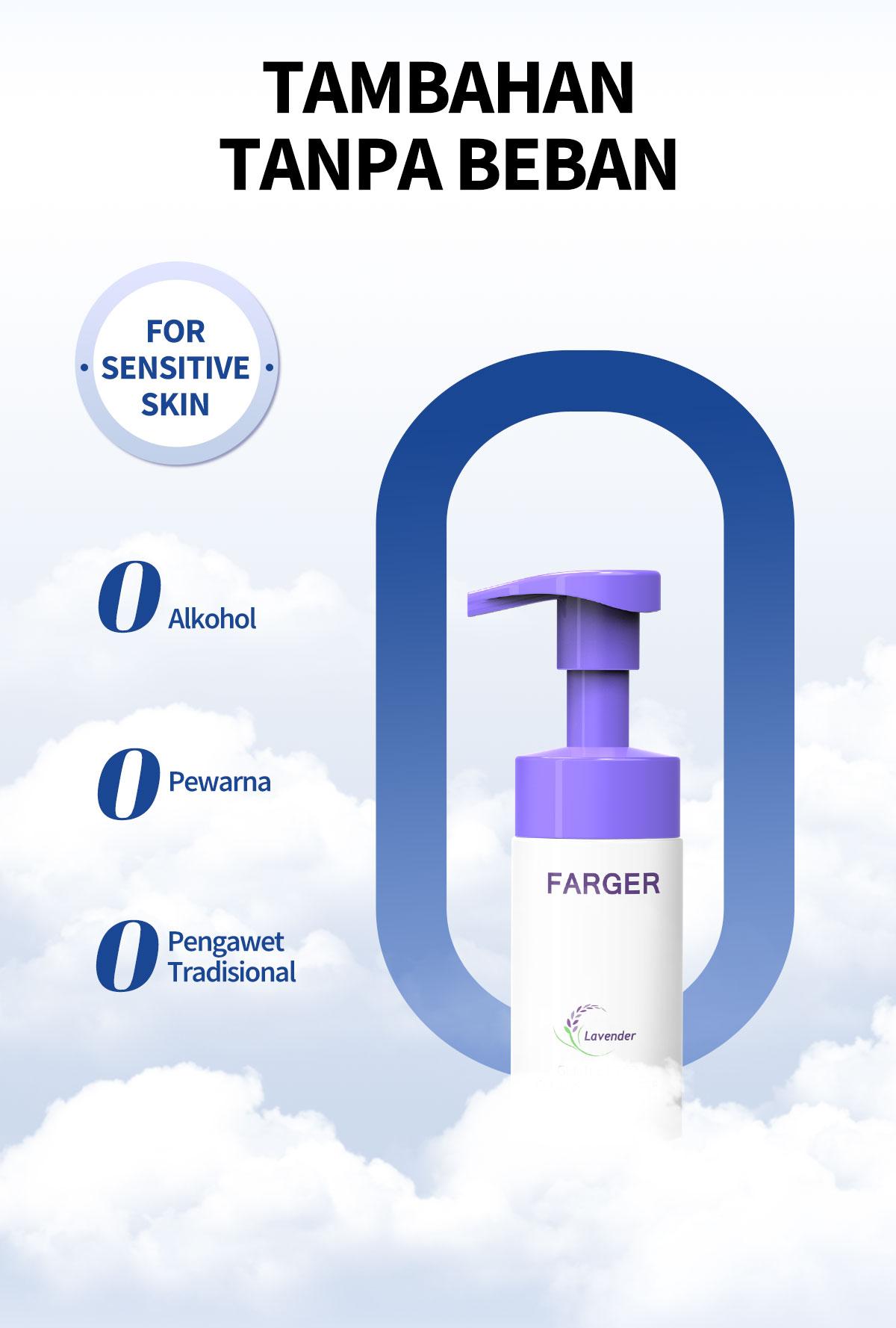 FARGER Mousse Pembersih Wajah Asam Amino 100ml BPOM NA11231201218 Mencerahkan Kulit Mengencangkan Pori-Pori & Menghapus Riasan FARGER Mousse Pembersih Wajah Asam Amino 100ml BPOM NA11231201218 Mencerahkan Kulit Mengencangkan Pori-Pori & Menghapus Riasan