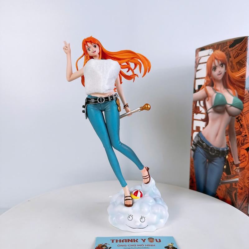 Mô hình Nami chiến đấu 25cm ,mô hình Oepiece miêu tặc Nami Ongchumohinh-MH455 Đồ Chơi Toy