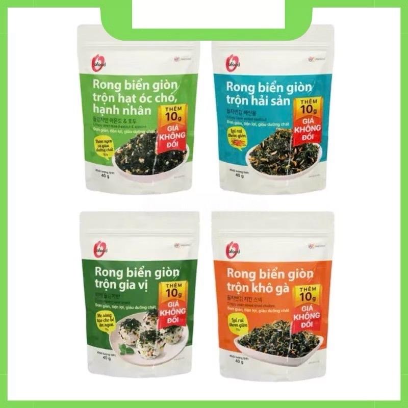 Rong biển giòn trộn gia vị OFood 40g vị ngọt vừa ăn trộn cơm cháo tiện lợi ngon miệng