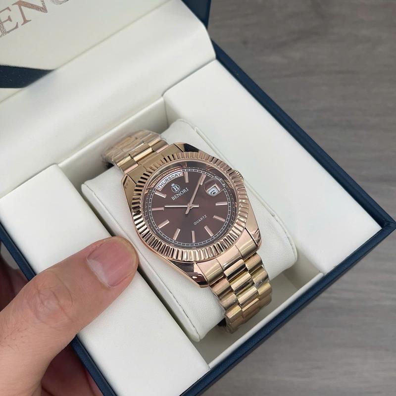 [BENORI 1] Đồng hồ nam chính hãng BENORI B10 dây thép nguyên khối thời trang cao cấp sang trọng đẹp chống nước 3atm bảo hành 24 tháng