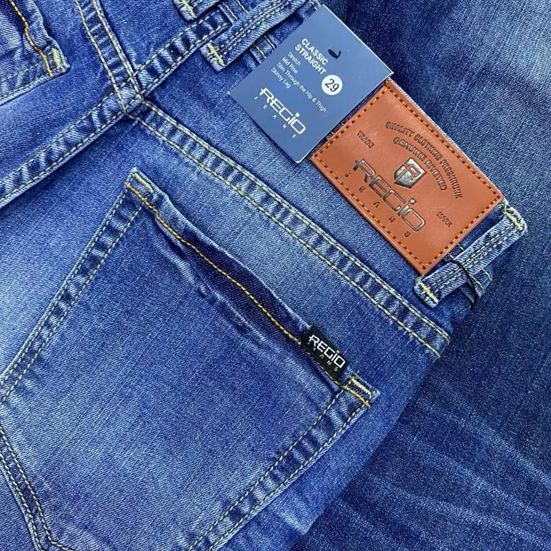 REGIO JEANS [WS21] CELANA JEANS PANJANG PRIA SLIMFIT BAHAN MELAR 3
