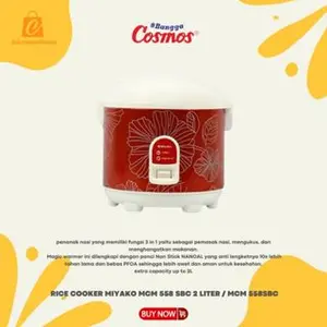 MAGICOM / RICE COOKER MIYAKO MCM 558 SBC 2 LITER