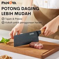 Gambar 【PANOVA 】Set 5 in 1 Pisau Bonus Pengasah & Box Exclusive Pisau Dapur Stainless Steel Baja Hitam Marble Peralatan Set Pisau Masak Anti Karat Alat Kitchenware Potong Buah Daging Cocok Untuk Kado BKE50801 dari Panova Indonesia Kab. Tangerang 3 Tokopedia