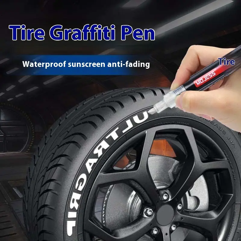 Bút Lốp Xe Ô Tô, Bút Sơn Sửa Đổi Đồ Trang Trí Graffiti Mờ, Bút Lốp Xe Xe Máy