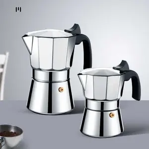 Moka Pot Italian Espresso Coffee Maker Stainless Steel