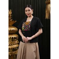 Gambar NONA RARA - Stacato Suksma T5161, Baju kerja batik blouse wanita modern - ALL SIZE dari Nona Rara Batik Kota Administrasi Jakarta Timur 1 Tokopedia