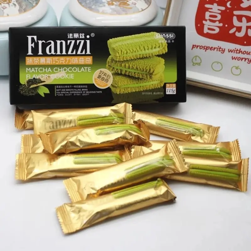 Franzzi Matcha Chocolate Cookie 115g - Ready Stock