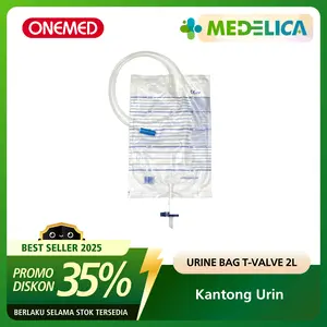 Urine Bag T-Valve 2 Liter ONEMED | Kantong Urin