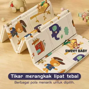 Ready  Karpet Playmate Lipat  bayi 180x200/90*200 /8mm /10mm/Karpet anak/karpet main anak/karpet lantai bayi Tikar  Alas Playmat Foam Play Mat Lipat Karpet Anak Karpet Bayi Anti karpet playmate anak playmate  tebal playmate playmat