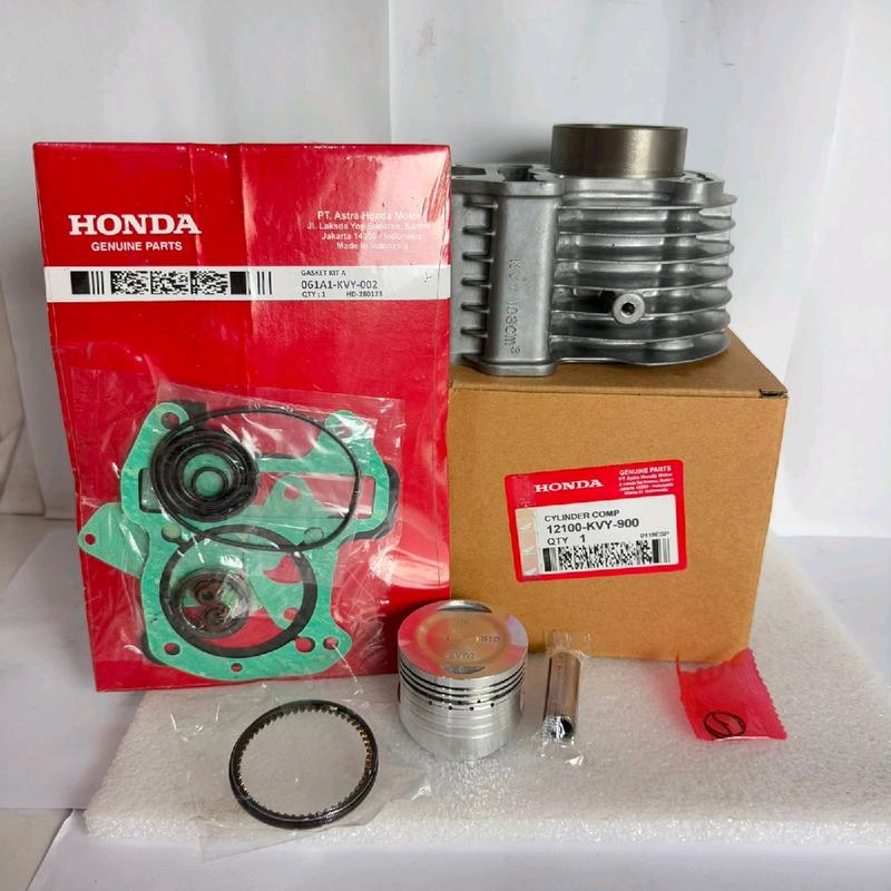 Blok Seher Cylider + Topset (KVY)  Buat Motor Beat Karbu, Spacy Karbu, dan Scoopy Karbu 0