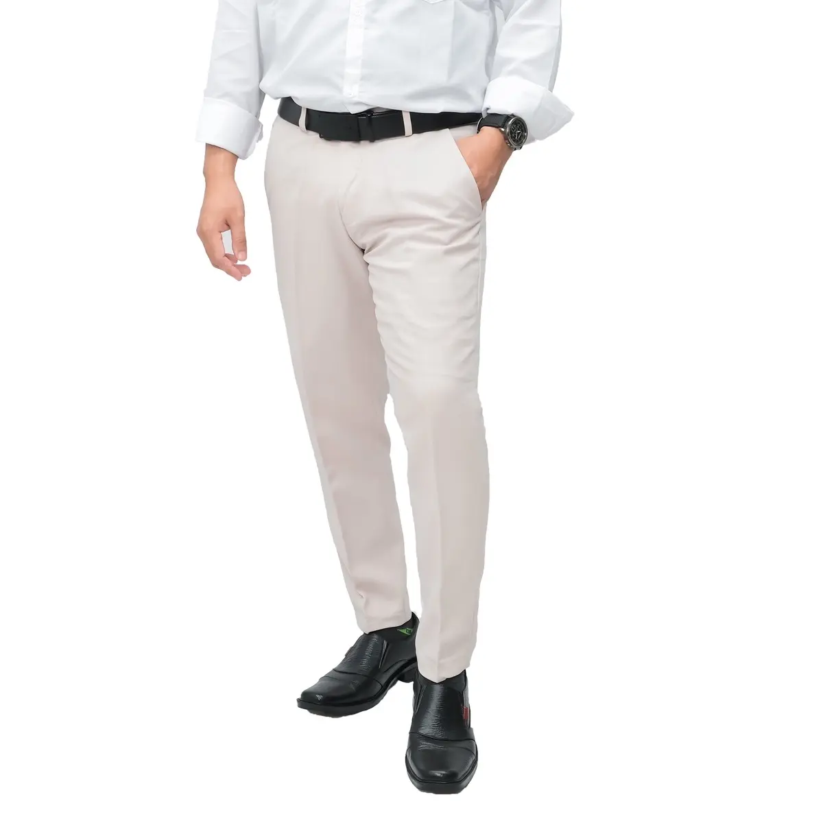 Celana Formal Slimfit Panjang Pria Premium dengan Bahan wol premium Kantor Casual Hitam abu muda abu tua mocca navy krem