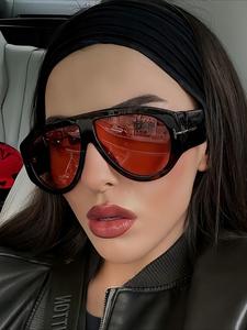 Gafas de sol estilo aviador punk vintage para mujer y hombre, retro y a la moda, con protección UV400, ideales para actividades al aire libre, Aviador Casual De Moda