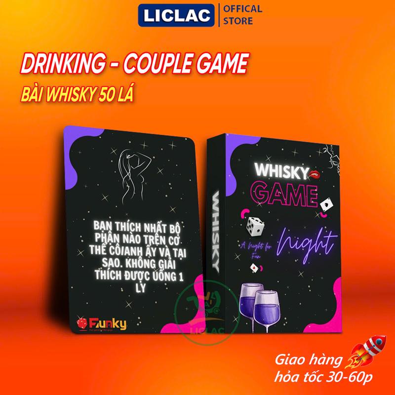 Bộ bài Whisky 50 Lá - Drinking Game For Couple, Bài Nhậu phiên bản dành cho Cặp Đôi có một đêm nồng cháy