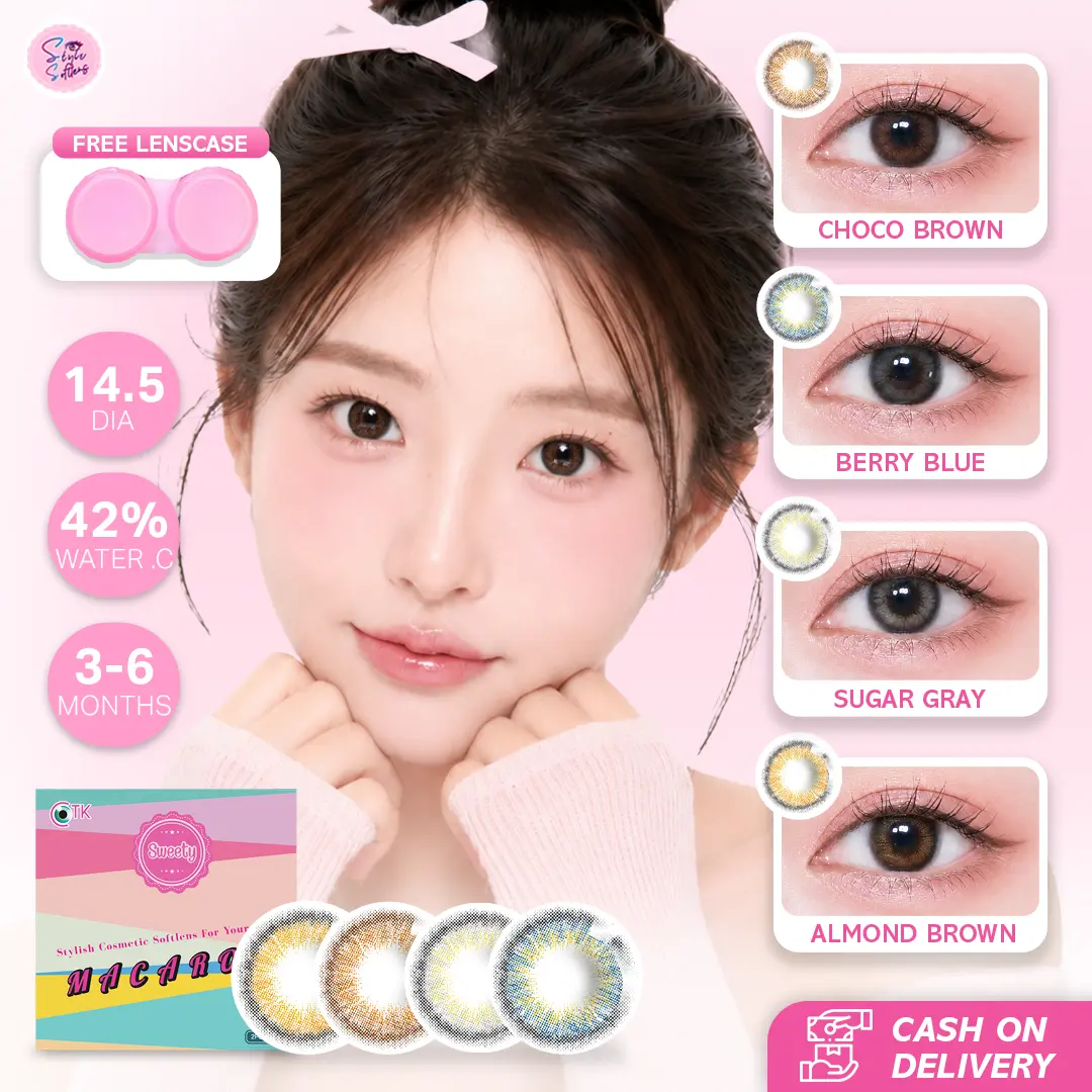 (NDD) Softlens Macaron (Normal & Minus) by CTK softlens natural pemula