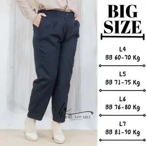 Baggy Pants Jumbo Premium BB 60 sampai 90 kg Celana Kerja Wanita Jumbo y2k pants baggy