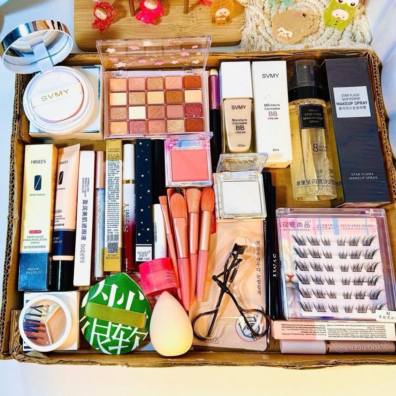 Bộ trang điểm combo makeup 22 món L6.6 Bộ Makeup Trang Điểm Của Nữ Dành Cho Người Mới Tập Trang Điểm Mặt đầy đủ Bộ Mỹ Phẩm