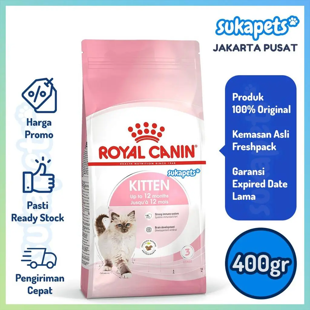 Royal Canin Kitten Makanan Anak Kucing 400gr
