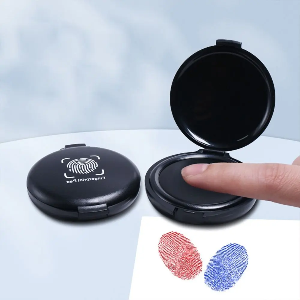 Đệm Mực In Dấu Vân Tay mini Nhanh Khô Chống Bẩn Tiện Dụng