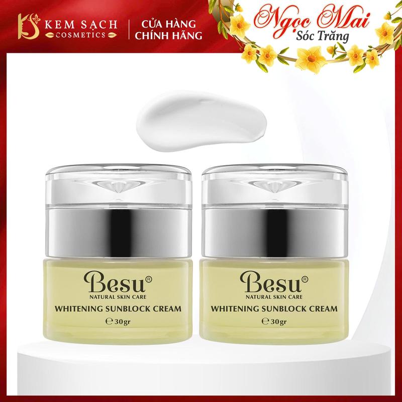 kem dưỡng trắng chống nắng 50+ besu