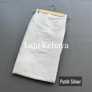 Rok Songket Span Jadi Karet Kiri Kanan Dan Resleting Belakang Wanita Semi Palembang Motif Songket Palembang