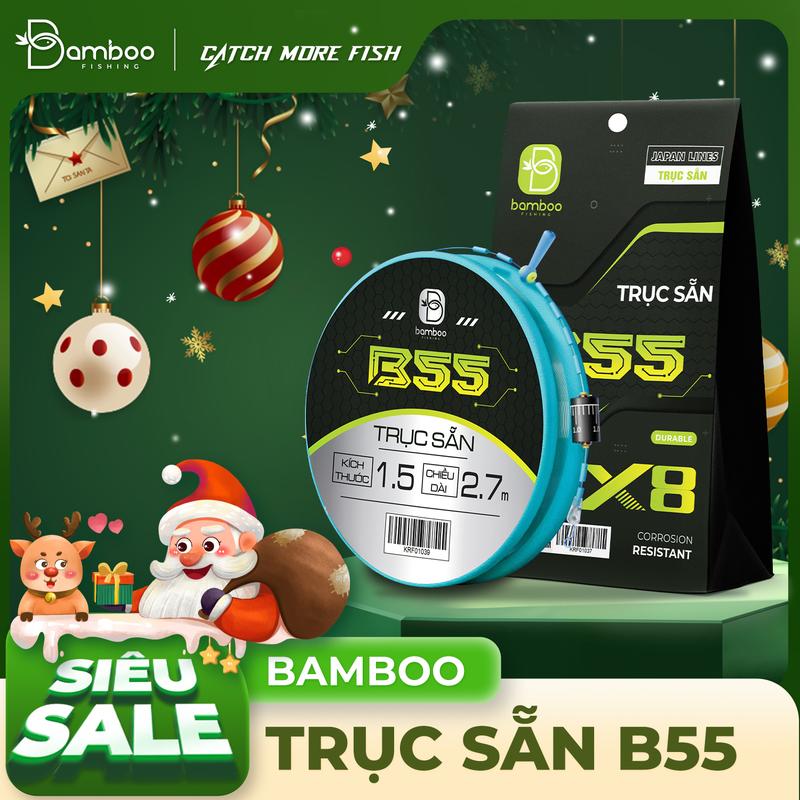 Trục săn Bamboo câu cá B55