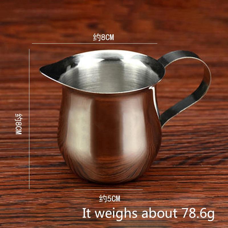 Product Introduction of Coffee Milk Frothing Jug Latte Espresso Coffee Jug Art Milk Frother Pitcher Stainless Steel Measurement Jug Espresso Barista Tool Coffee Accessories 39