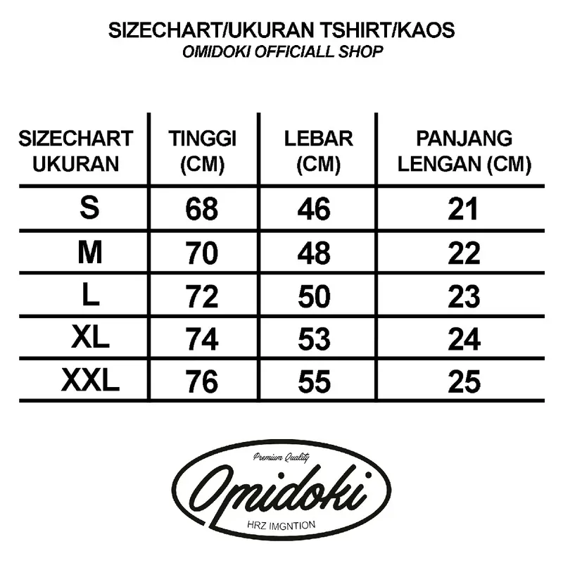 Kaos Omidoki Hitam Flowy T-shirt Katun Combed 24s Unisex Cowok Nyaman 7