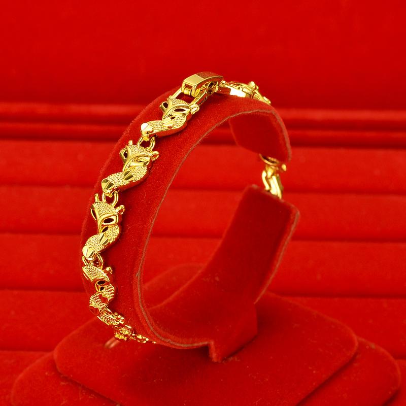 Product Introduction of Copper gold-plated watch chain, Geely bracelet, gold-plated accessories, non fading, non peeling alarm jewelry -24H shipping, free gift jewelry box 28