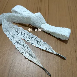 Tali sepatu unik/tali sepatu renda rajut 2cm-120cm