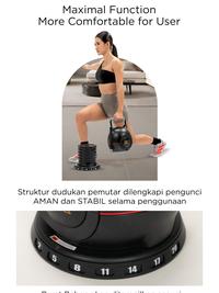 Gambar BODIMAX XTwistBell - Kettlebell 7 in 1 Beban 2 - 20Kg / Twist System Adjustable  / kettlebell set 20kg / Kettlebell barbell dari Bodimax Indonesia Kota Administrasi Jakarta Timur 5 Tokopedia