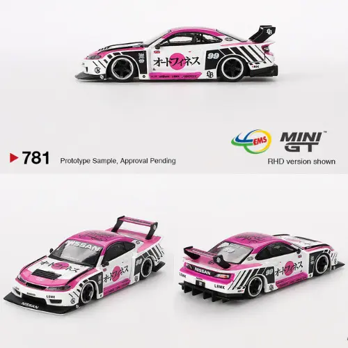 MGT00781 - Mini GT 1/64 Nissan LB-Super Silhouette S15 SILVIA Auto Finesse SEMA 2023