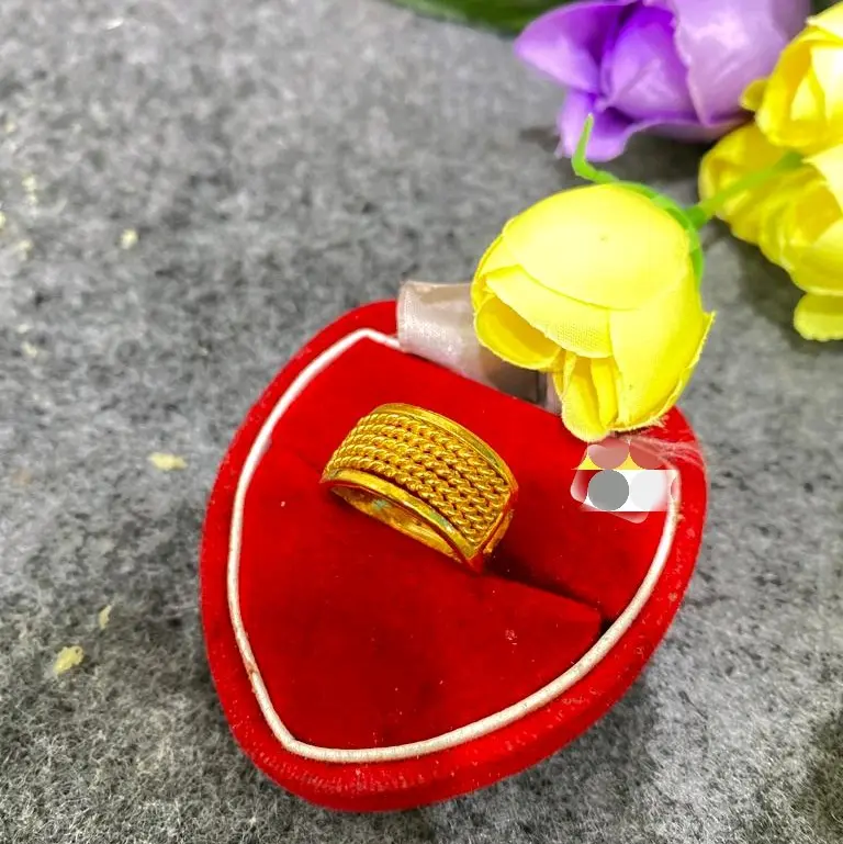 cincin koin asli  atau Kuningan 91 awet dan murah berat 10gram 1