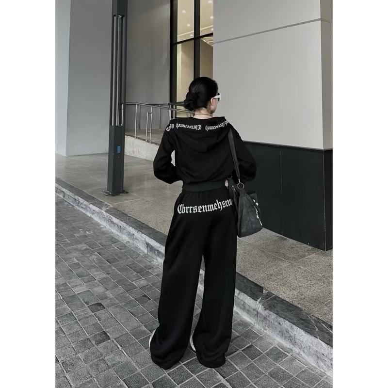 NTH BIGSIZE- BỘ THỂ THAO tay dài kèm quần xuông chất len tăm thỏ. Áo tay dài dáng vừa mũ lớn in chữ BIGSIZE