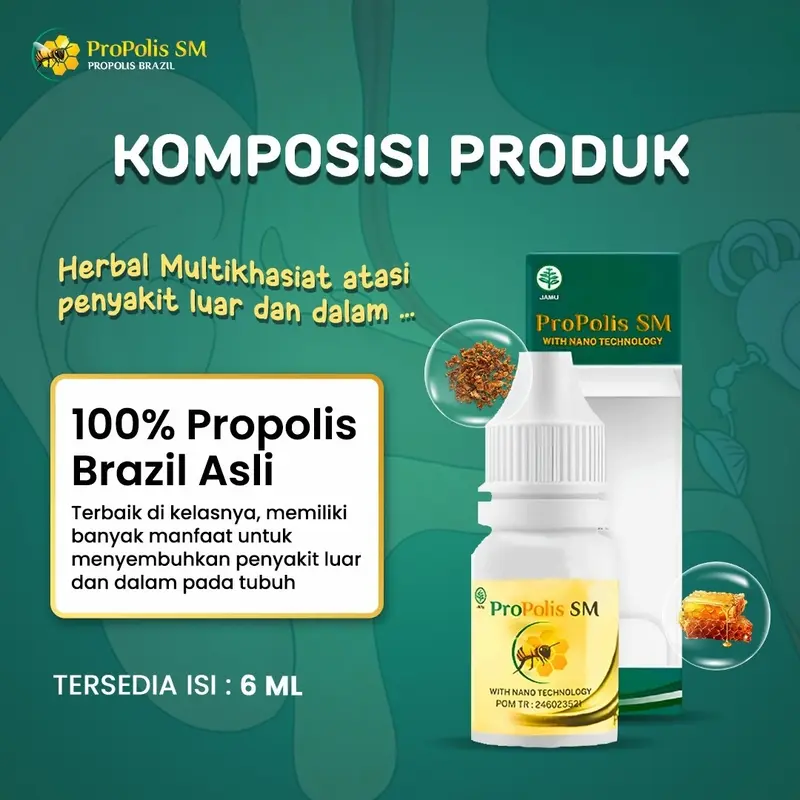 Obat Gatal Bintik Kelamin Bentol Buah Zakar Bisulan Di Kemaluan Lecet Melepuh Herpes Propolis SM 1