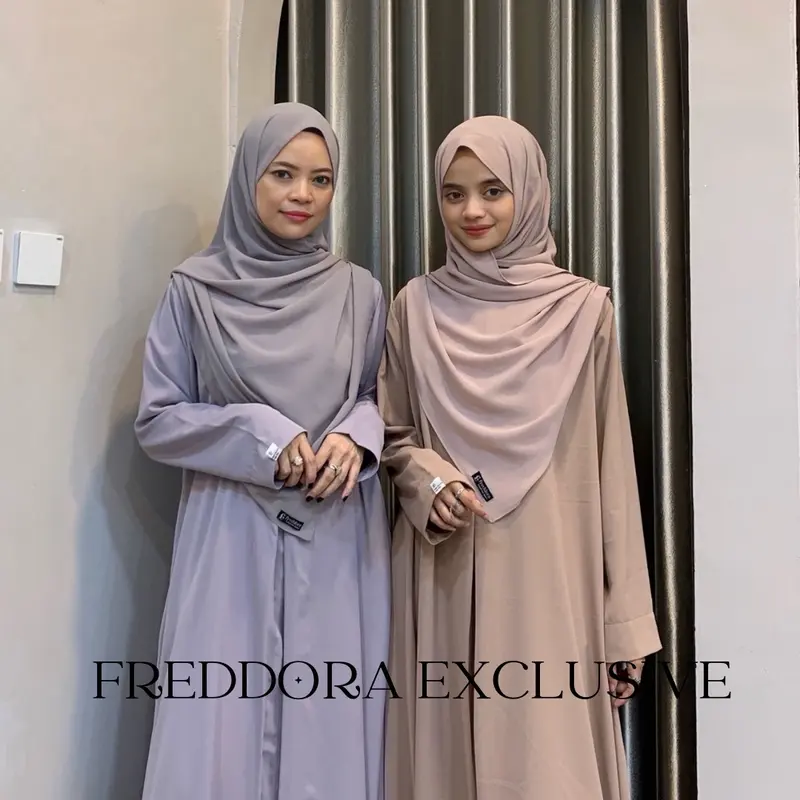 (FREDDORA) ASHEERA ABAYA BASIC by Freddora Exclusive 0