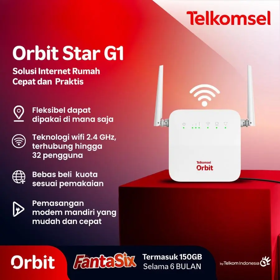 Orbit Star G1 Modem Wifi 4G High Speed With Antena