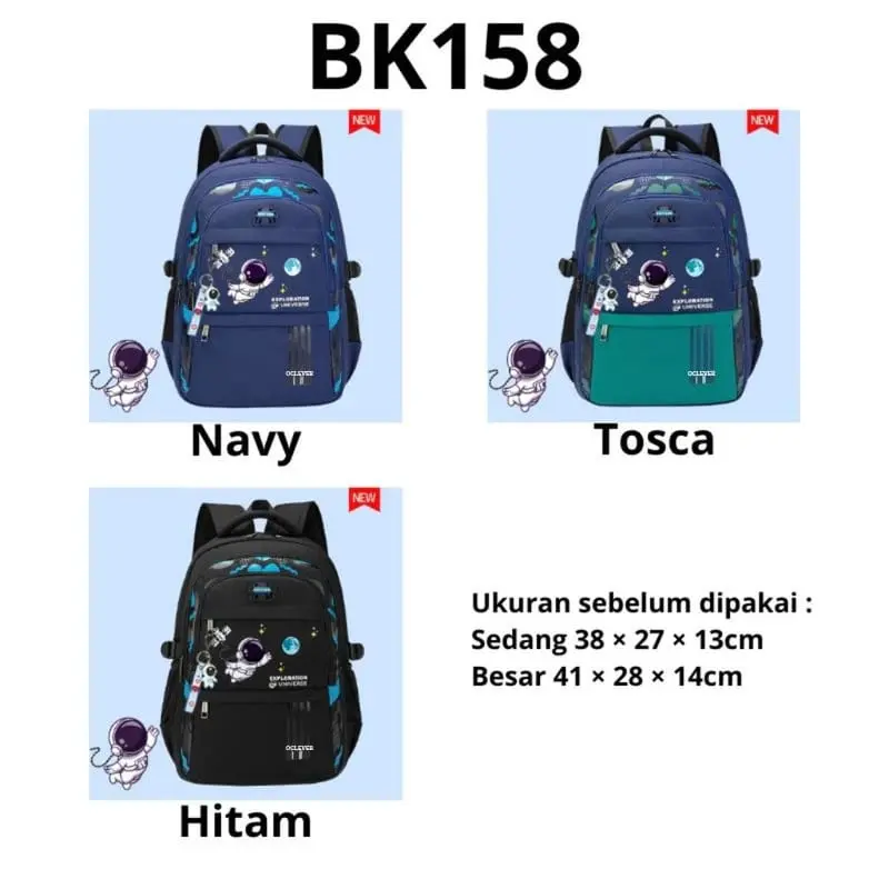 BK158 - TAS SEKOLAH TAS RANSEL ANAK TAS ANAK TAS SEKOLAH ANAK TAS ANAK TK TAS RANSEL SEKOLAH 1