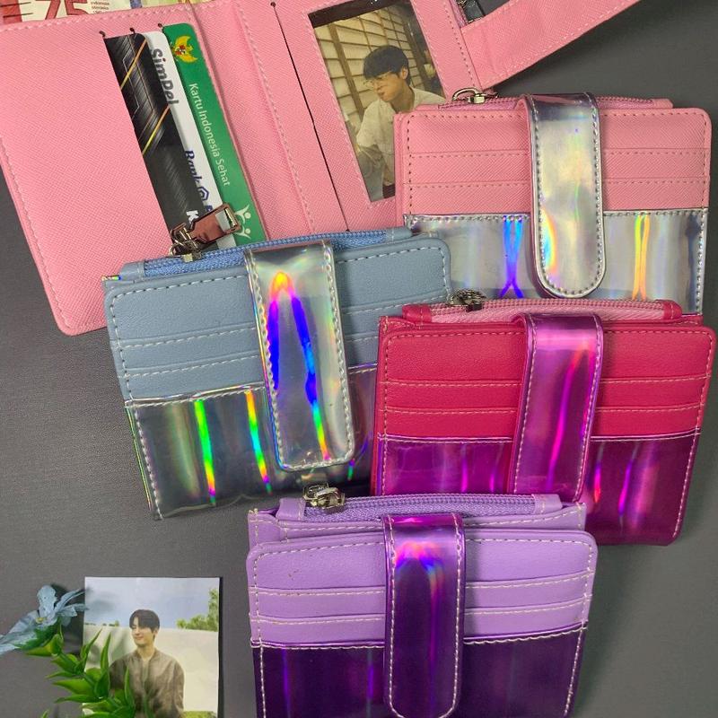 Dompet Wanita HOLOGRAM| HOLOGRAM WALLET Kartu Kulit Uang 2