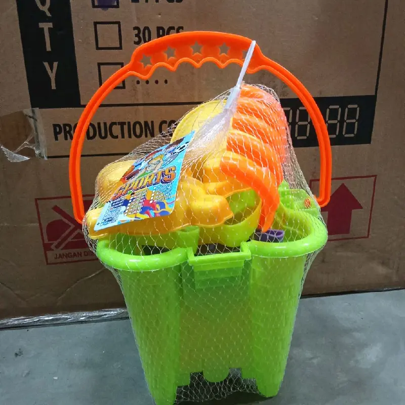 Ember Pantai TB 02 dengan Berbagai Macam Cetakan Toys/mainan cetakann pasir murah aneka/ istana pasir + bubble wrap 5