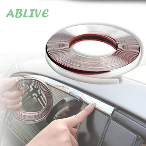 15 Meter List Chrome Mobil Universal Kaca Sill Pintu Bemper