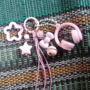 Dinova store Bag charn Earphone gantungan tas kunci