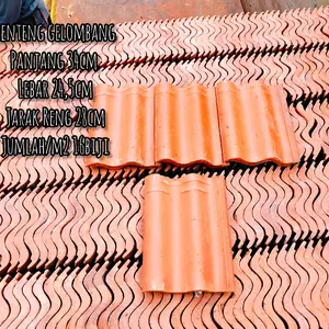 Genteng gelombang asli nglayur Trenggalek Jawa Timur